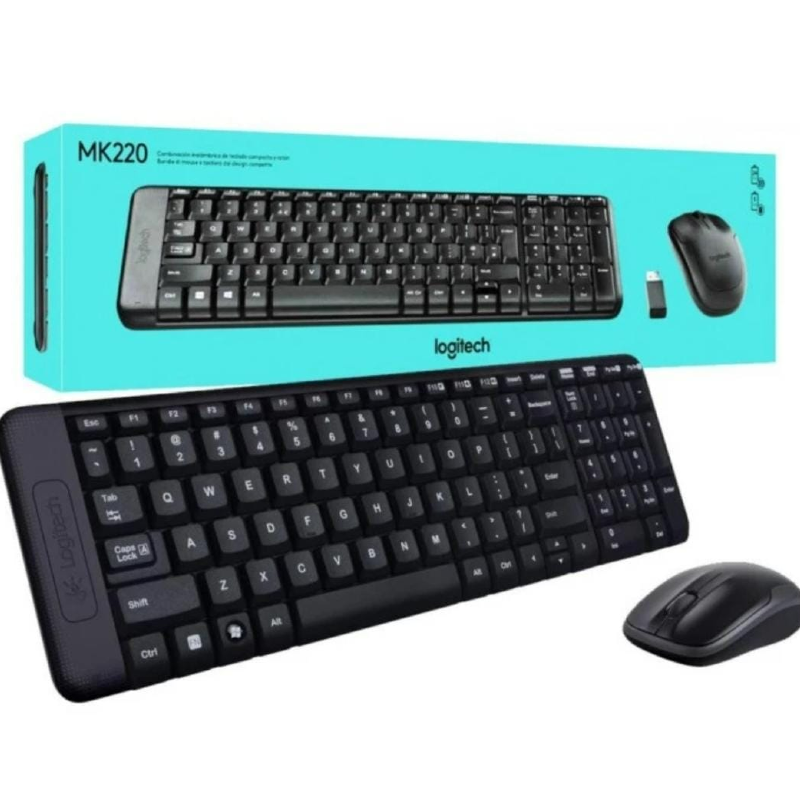 Keyboard+Mouse Logitech MK220 Wireless - Image 2